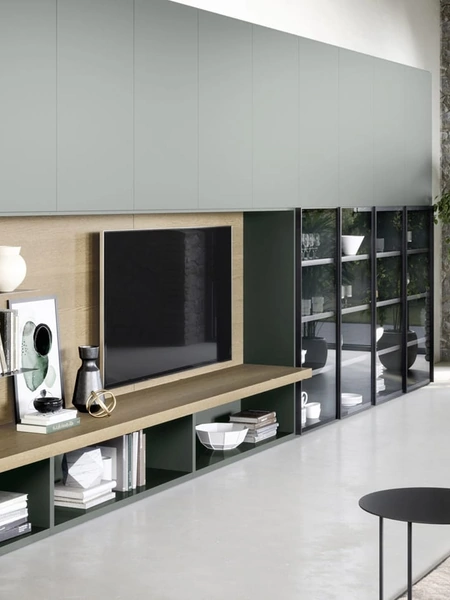 Parete Attrezzata Mensole e piani a muro 03 di Novamobili