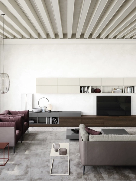 Parete Attrezzata Outline di Novamobili