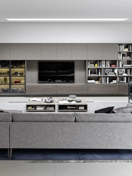 Parete Attrezzata Pannelli TV 02 di Novamobili