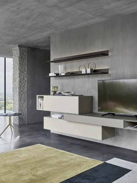 Parete Attrezzata sospesa Domino 04 di Sangiacomo