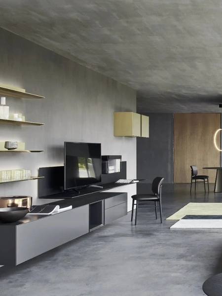 Parete Attrezzata Domino-06 Sangiacomo