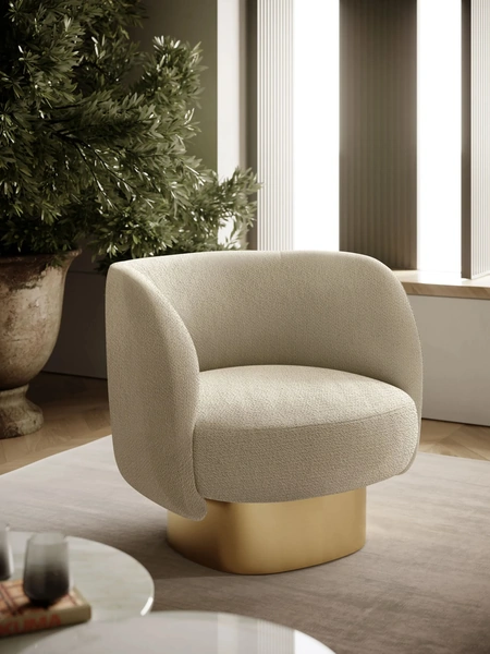 Poltroncina in tessuto Doris di Bontempi