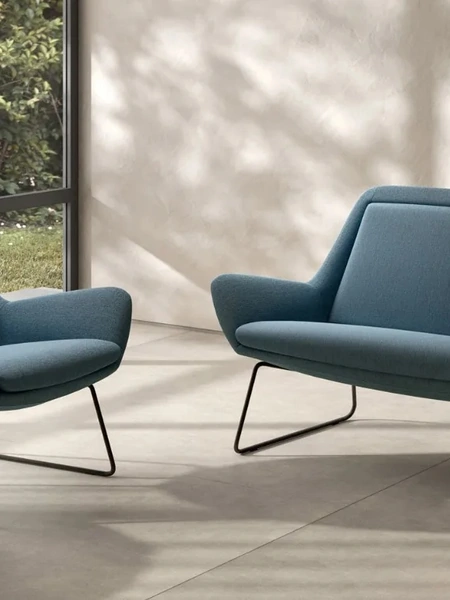 Poltrona con divanetto Yara di Doimo Salotti