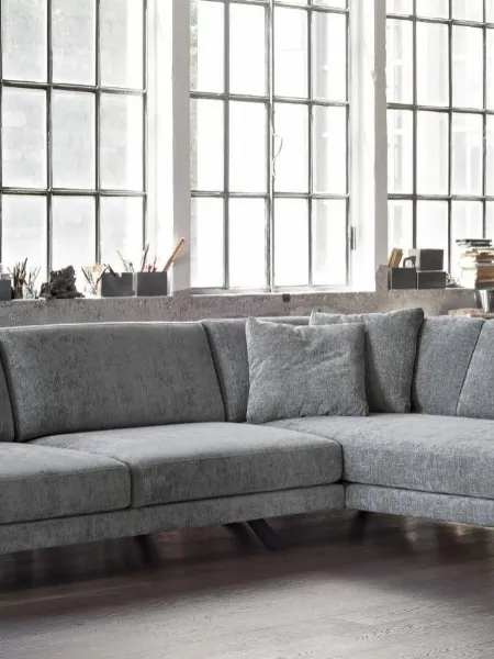 Divano angolare in tessuto Bart di Doimo Salotti