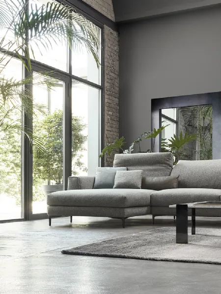 Divano con penisola Capri di Rosini Divani