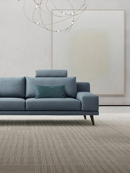 Divano lineare in tessuto Carter di Doimo Salotti