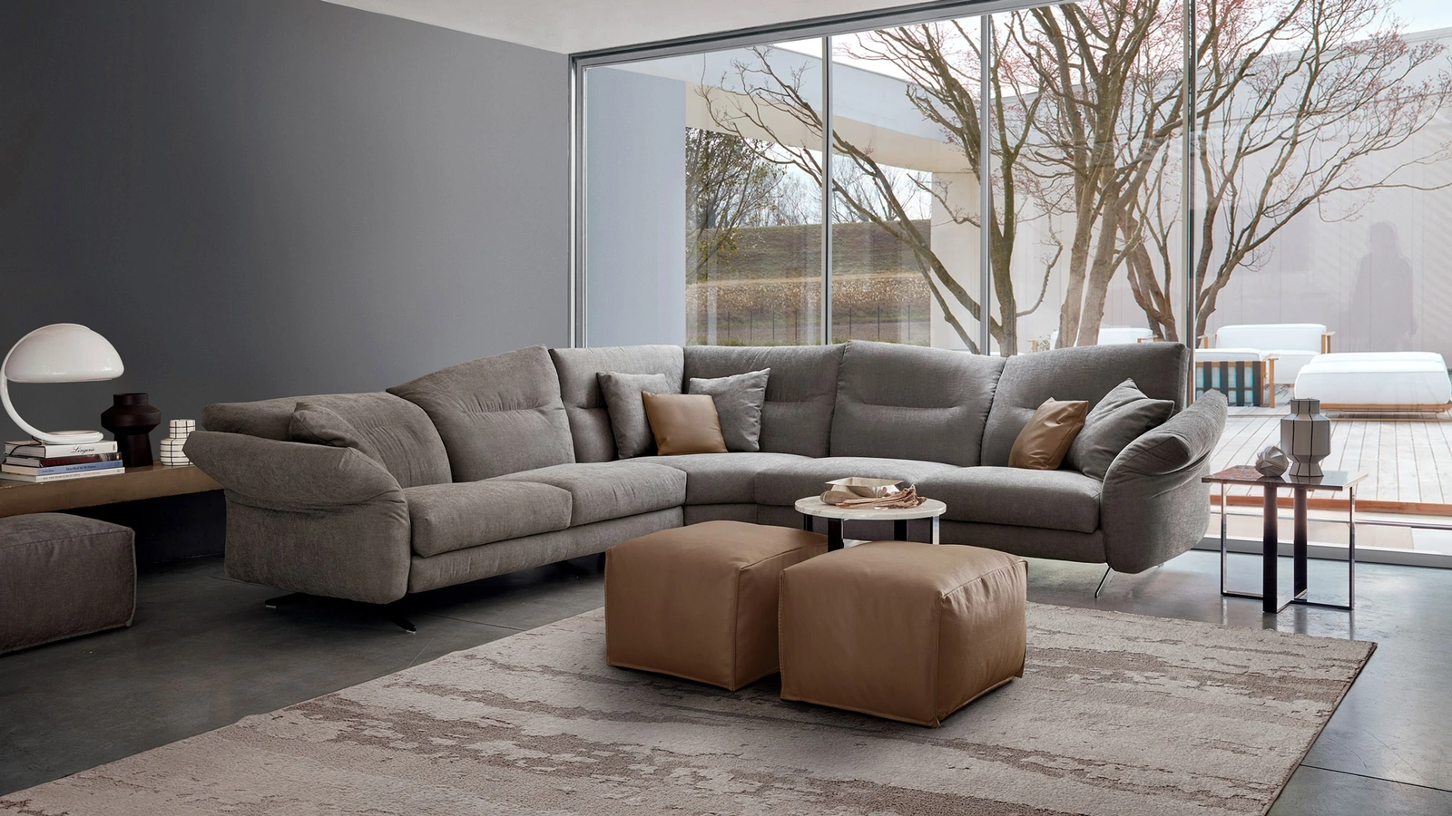 Divano angolare Chelsea di Rosini Divani