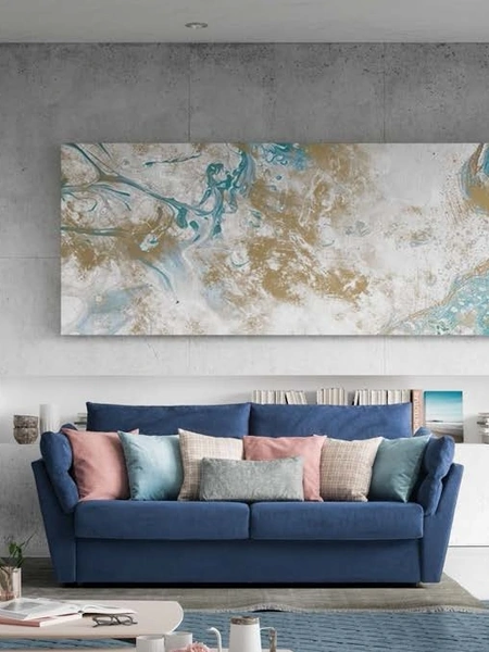 Divano letto in tessuto Bob di Confort Line