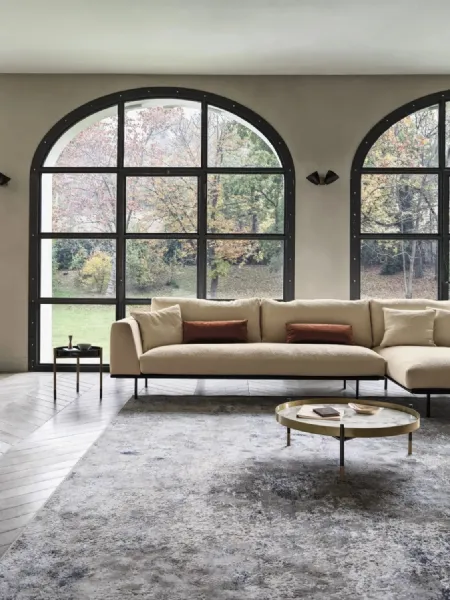 Divano con penisola Dakota di Bontempi