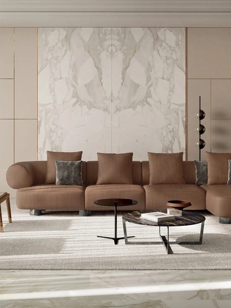 Divano con penisola Franz di Bontempi