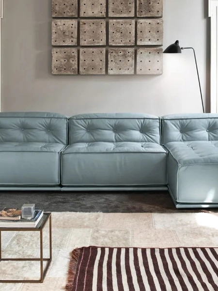 Divano con penisola Glamour di Doimo Salotti