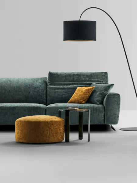 Divano con penisola Granada Square di Rosini Divani