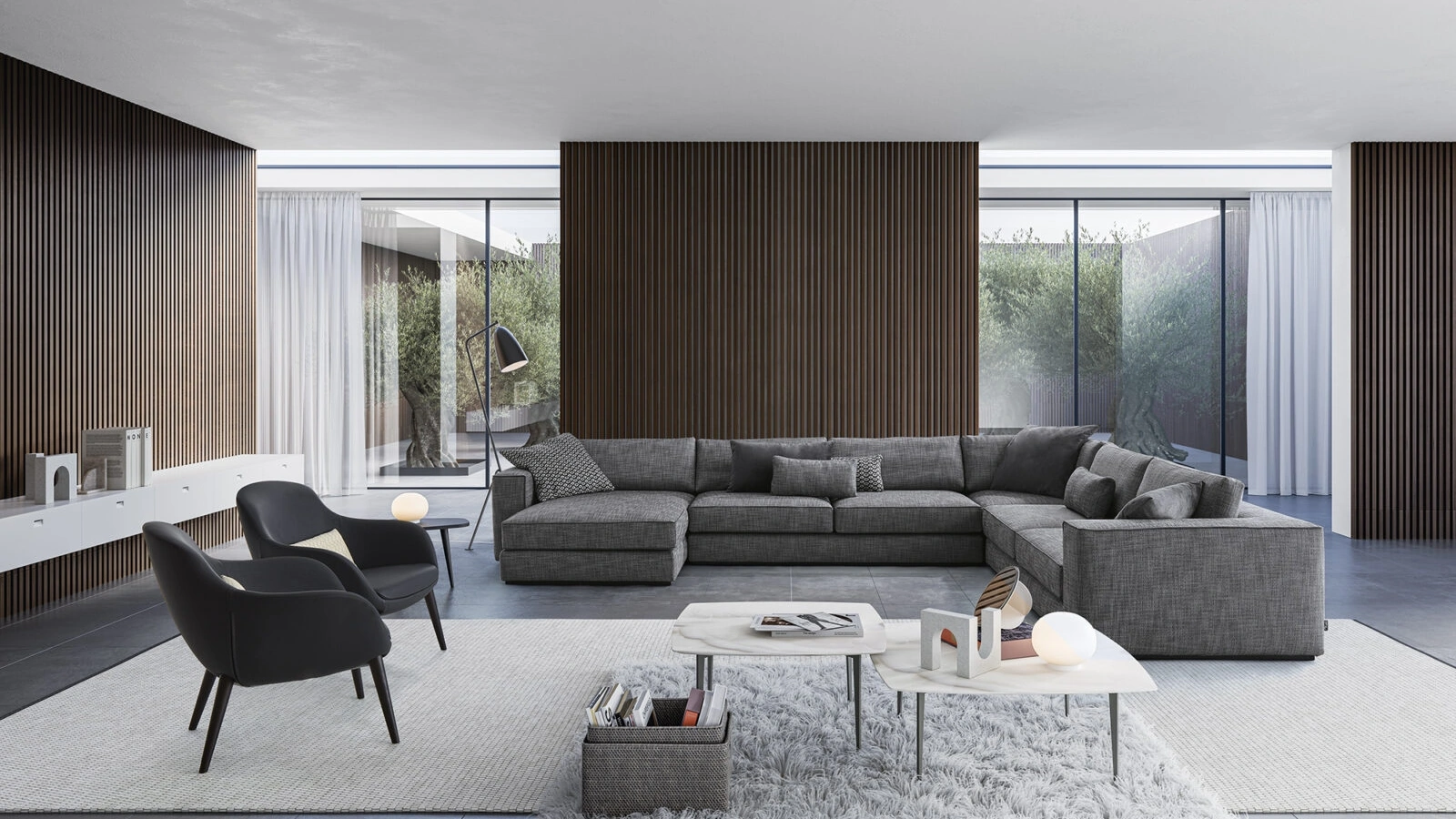 Divano con penisola Karma 2|0 di Confort Line