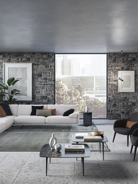 Divano angolare Loft 2|0 di Confort Line