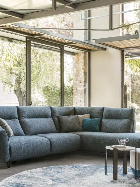 Divano ad angolo Madrid di Rosini Divani