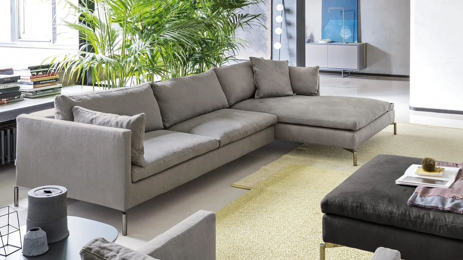 Divano con penisola Reef di Novamobili