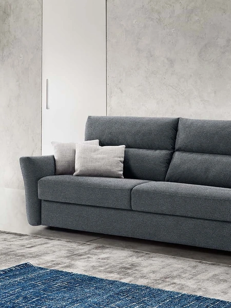 Divano Letto in tessuto Riva Comfort di Rosini Divani