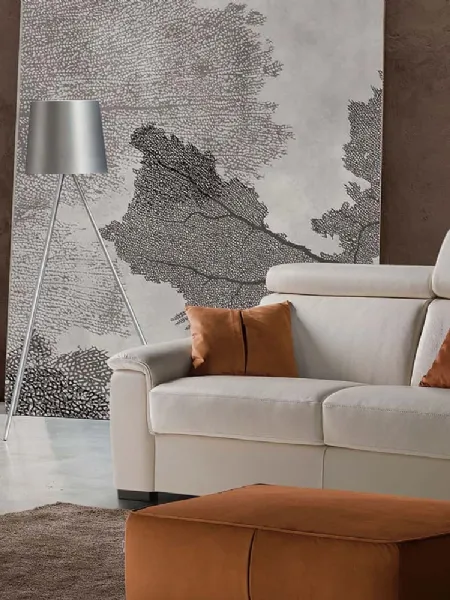 Divano letto in tessuto Sirmione Up di Rosini divani