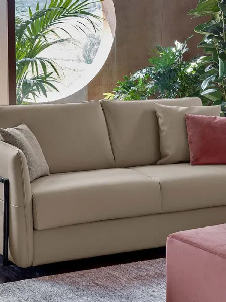 Divano Letto in tessuto Verona Soft di Rosini Divani