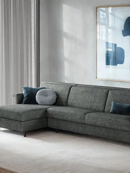 Divano Letto con penisola Tais di Doimo Salotti