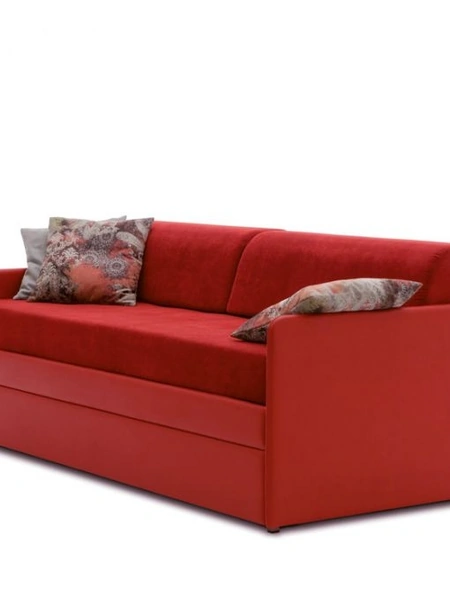 Divano letto lineare in tessuto Duplex di Confort Line