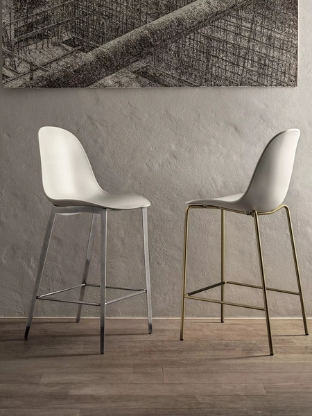 Sgabello in polipropilene Mood di Bontempi