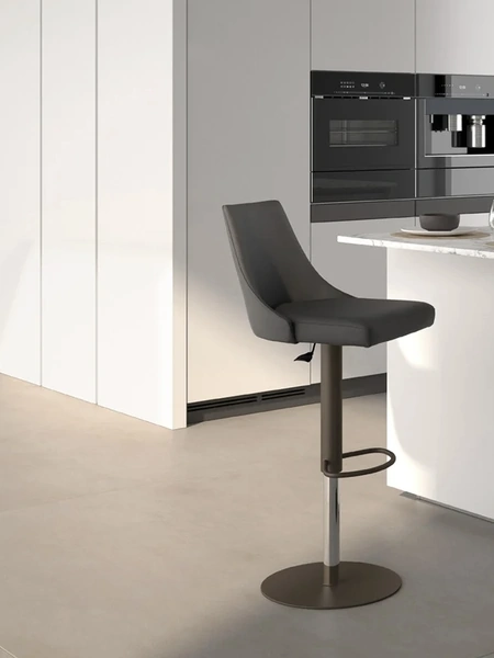 Sgabello in ecopelle Flick di Easyline