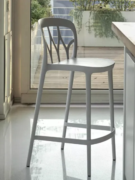 Sgabello Galaxy in polipropilene di Bontempi