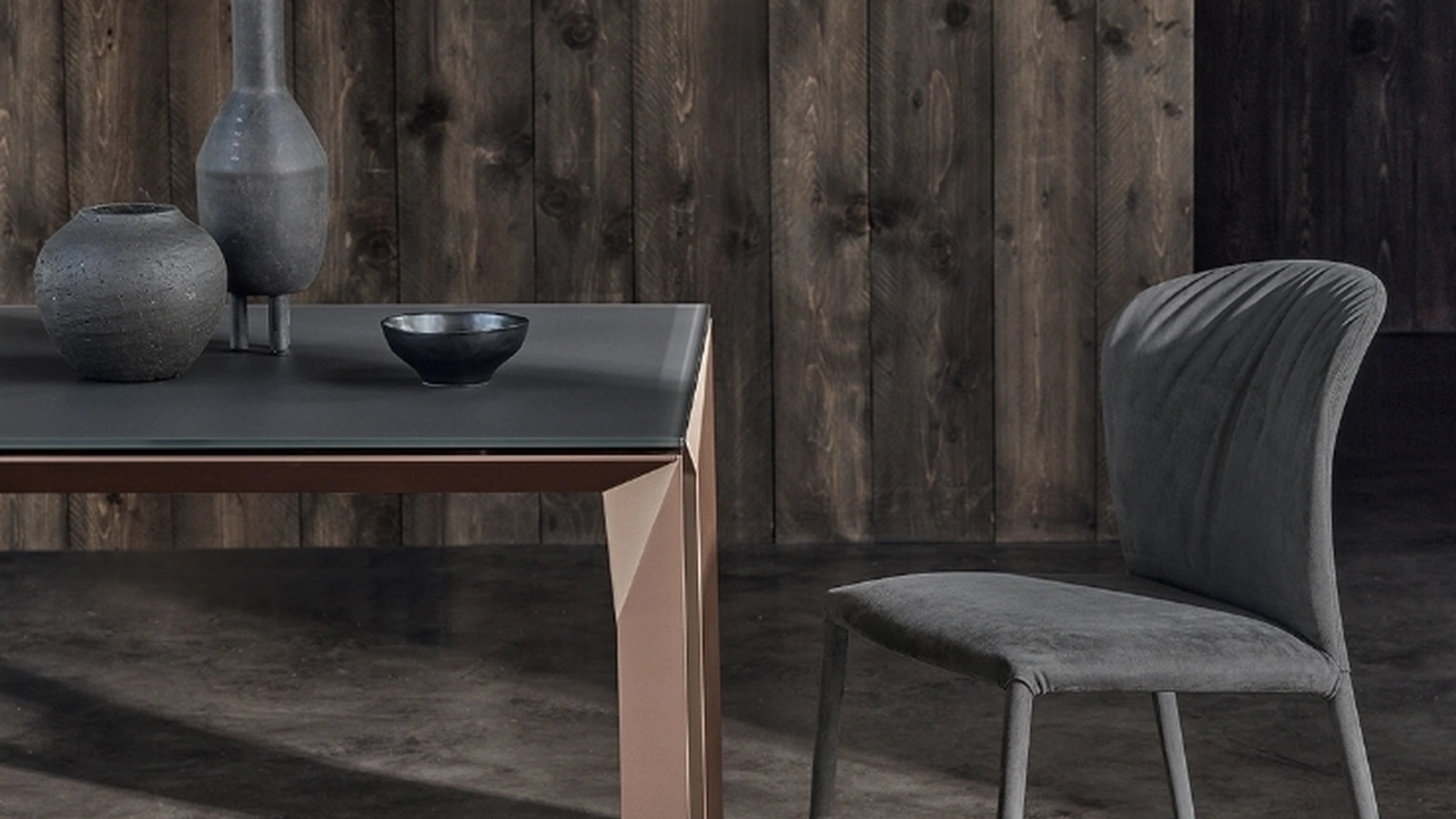 Sedia Grace completamente rivestita in tessuto di Bontempi