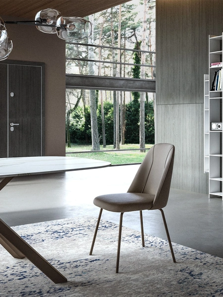 Sedia in ecopelle Jois di Easyline