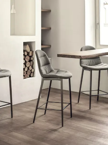 Sgabello Rivestito Mood di Bontempi