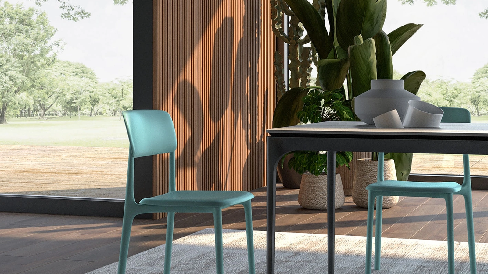 Sedia in polipropilene Quintaci di Easyline