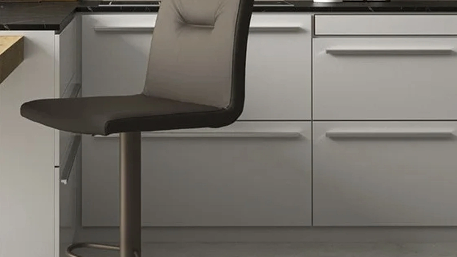 Sgabello in ecopelle Sound di Easyline