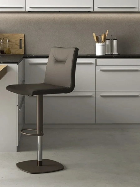 Sgabello in ecopelle Sound di Easyline