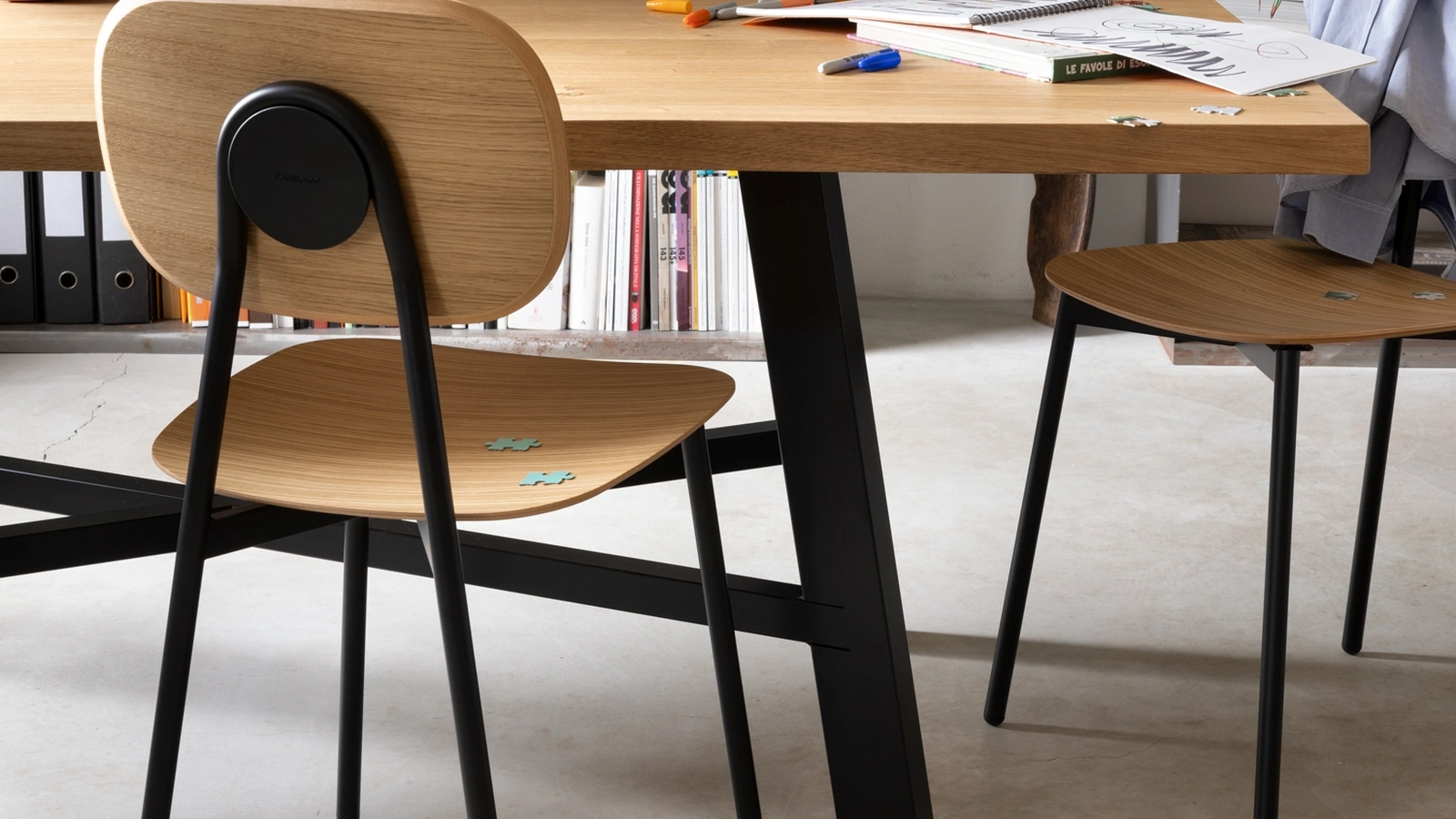 Sedia Tata Young Impiallacciata di Pointhouse