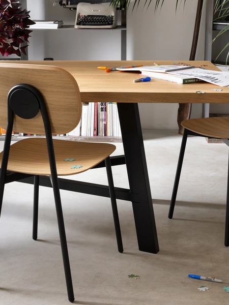 Sedia Tata Young Impiallacciata di Pointhouse