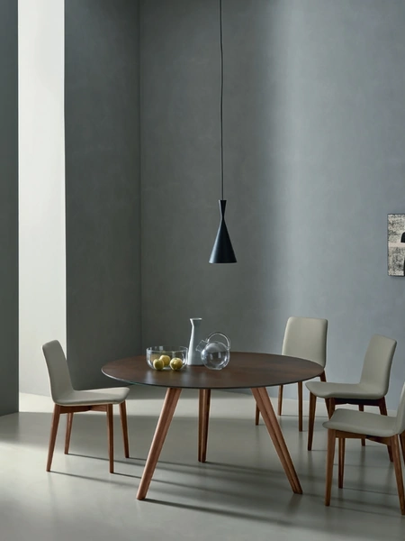 Tavolo Bistrot in ceramica Ossido Bruno di Sangiacomo