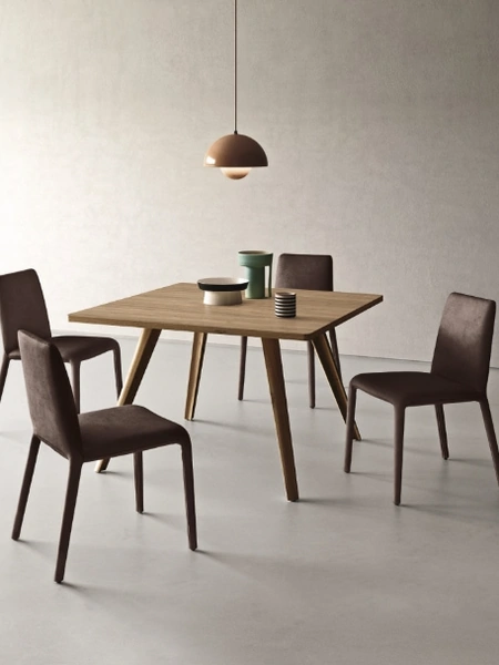 Tavolo Bistrot quadrato in Noce di Sangiacomo