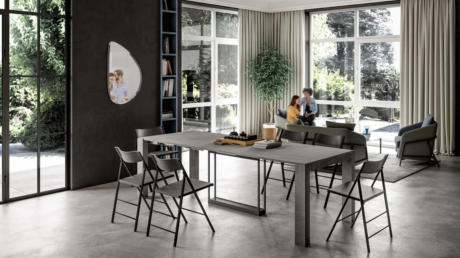 Tavolo Consolle allungabile Micro di Easyline