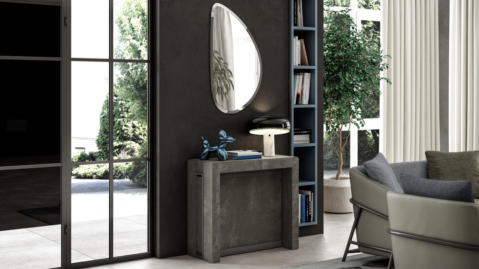 Tavolo Consolle allungabile Micro di Easyline