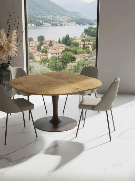 Tavolo moderno allungabile Croissant di Easyline