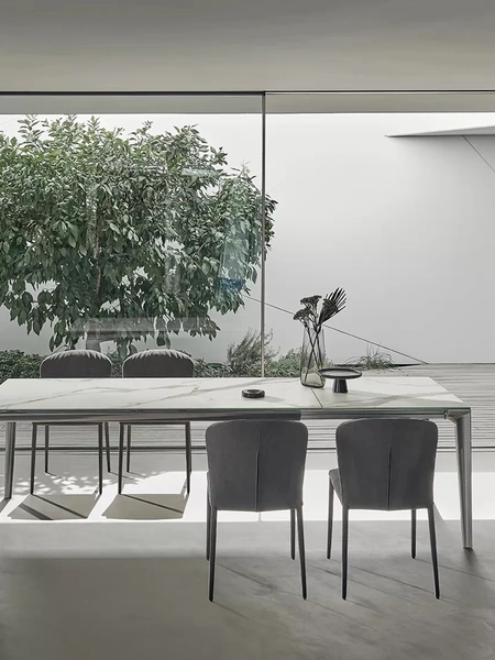 Tavolo allungabile Duke in SuperMarmo di Bontempi