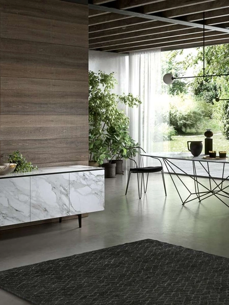 Tavolo Fil8 Fisso in Ceramica di Ozzio