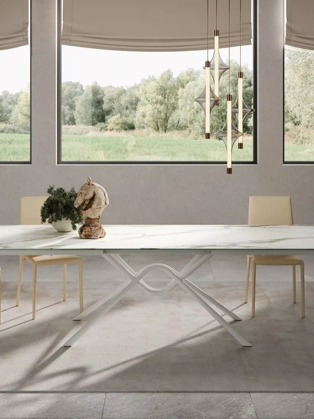 Tavolo Hunter in SuperMarmo di Bontempi