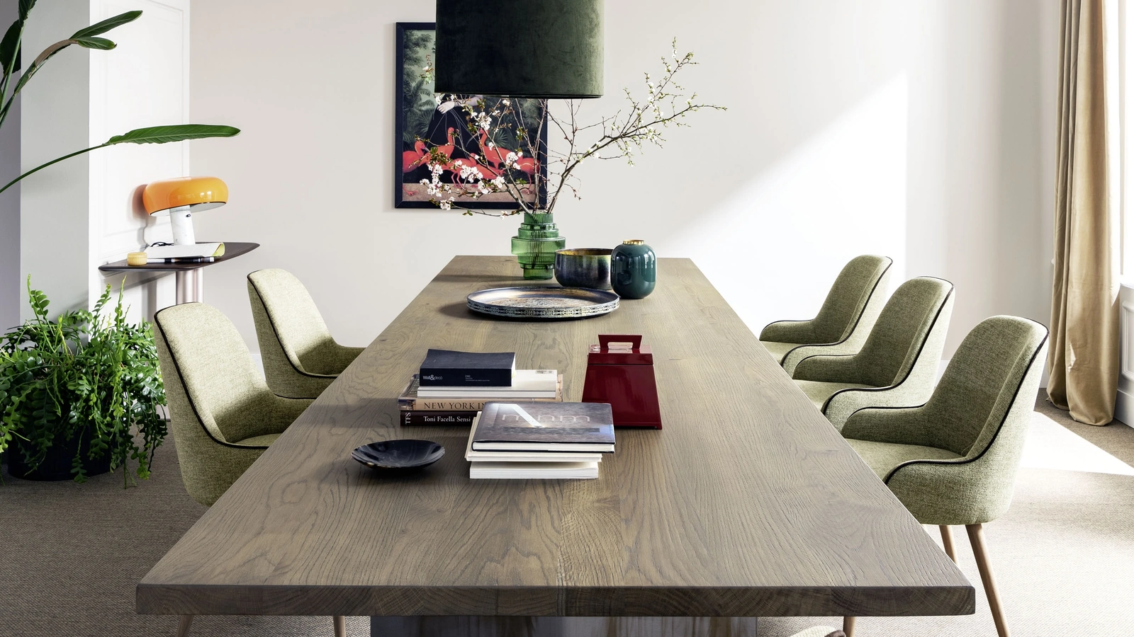 Tavolo Milano in rovere e acciaio di Alta Corte