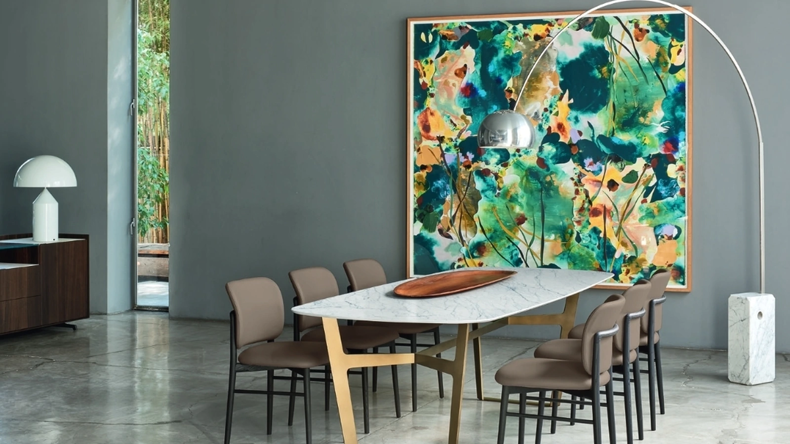 Tavolo Obi in Ceramica di Sangiacomo