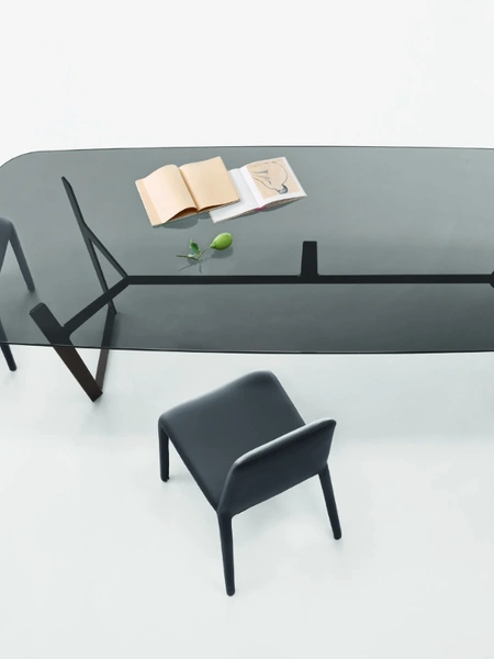 Tavolo Obi in Vetro di Sangiacomo