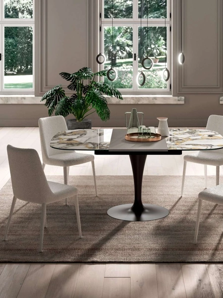 Tavolo quadrato allungabile Bravo di Ozzio