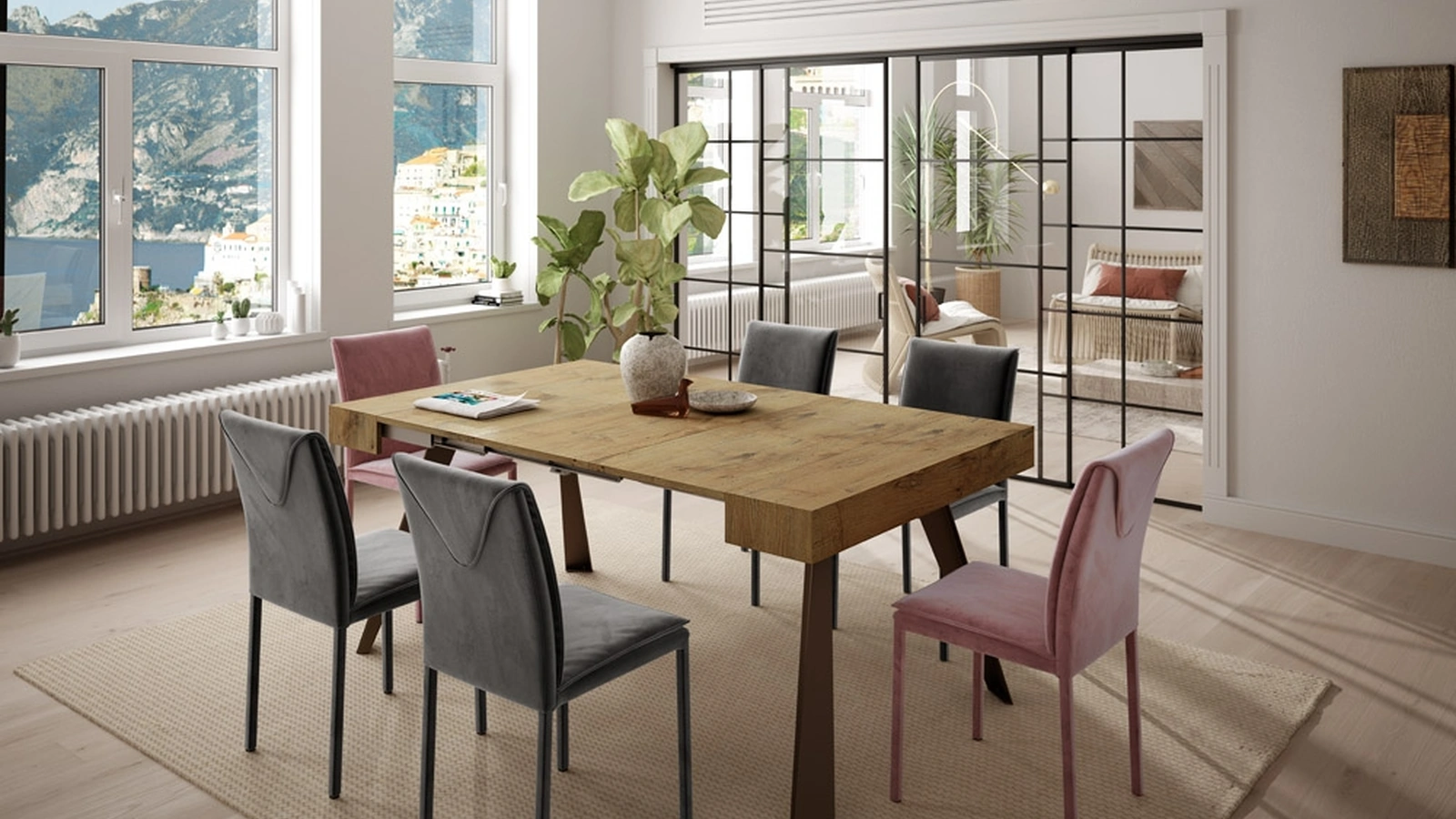 Tavolo Consolle allungabile Panachè di Easyline