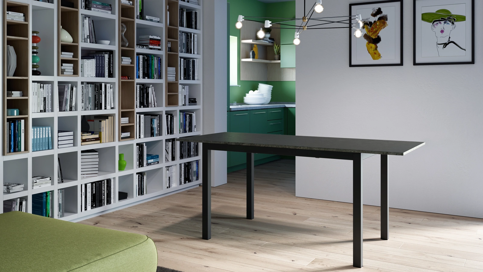 Tavolo allungabile Plutone di Pointhouse